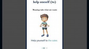 Help oneself meaning help oneself sentences Common English Idioms shorts