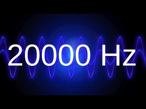 20000 Hz clean pure sine wave TEST TONE 20 khz frequency