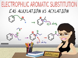 Friedel Crafts Alkylation vs Acylation EAS Reactions Tutorial Video - Organic Chemistry Tutorial Video