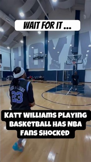 Momentum: Katt Williams Shoots A Half Court Basketball Shot #kattwilliams #basketballvideos #fyp