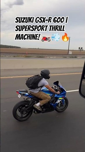 Suzuki GSX-R 600 | Supersport Thrill Machine! 🏍️💨🔥