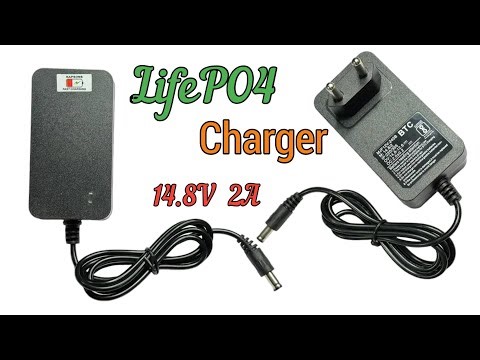 LiFePo4 battery 12v 2Amp Charger LFP 32700 3.2v 4Cells Cut off 14.8v LED Indicator(Charger)