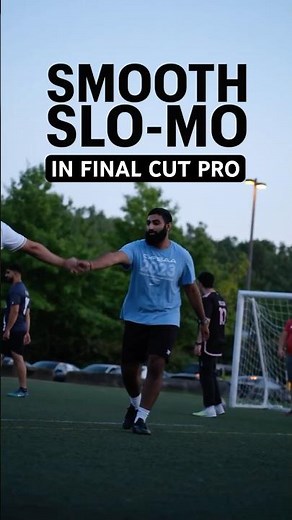 Smooth Slo-Mo in Final Cut Pro #videoediting #videography #finalcutpro #tutorial #filmmaking #shorts