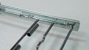 Rev-A-Shelf Chrome Steel Pullout Waste Container RUKD-820-1