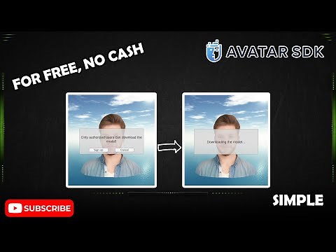 How to download 3D model from Avatar SDK | AFTERMAKES