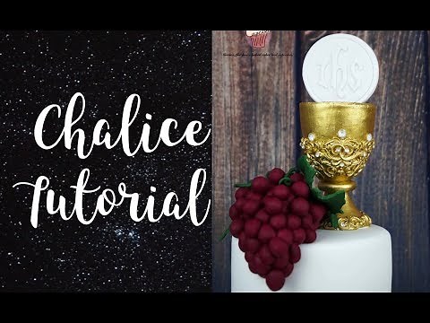 Chalice tutorial | First Holy Communion Cake Topper