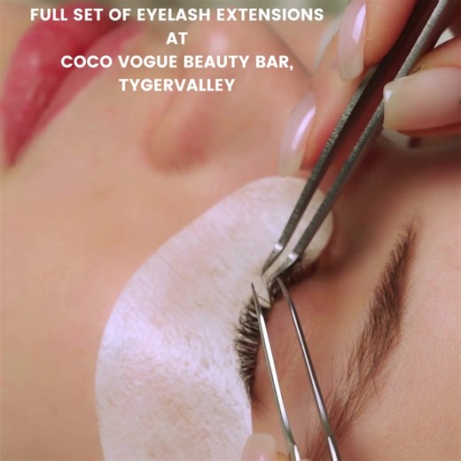 👑✨ Step into luxury at Coco Vogue Grooming Bar! ✨👑 Hello, Tyger Valley! 🌟 We're thrilled to welcome you to the ultimate haven of pampering and style. Our chic, modern space is designed to elevate your grooming experience to heavenly heights. Indulge in our Full Set of Eyelash Extensions for just R259 💁‍♀️💕 Because nothing brightens your day quite like a little self-care! Book your appointment today and let us pamper you to perfection. https://hyperli.com/collections/brows-lashes/products/fu