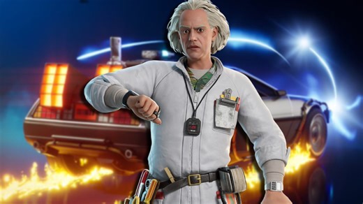 Fortnite's Doc Brown skin is great for Back to the Future fans, but he's missing one thing