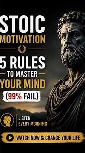 Stoic Motivation: 5 Rules to Master Your Mind (99% Fail) | Listen Every Morning