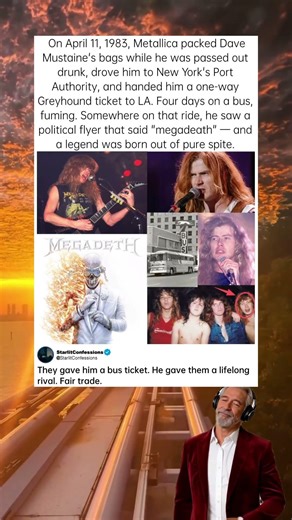 Metallica put Dave Mustaine on a bus. He spent 40 years proving them wrong. #megadeth