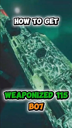 How to get the Weaponized 115 Camo in BO7