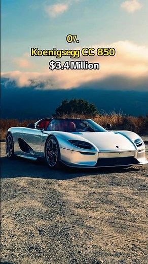 Top 10 Most Expensive Cars in The World 2024