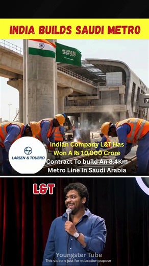 😱🔥 Indian Company Wins ₹10,000 Cr Saudi Metro Project | Global Engineering Power