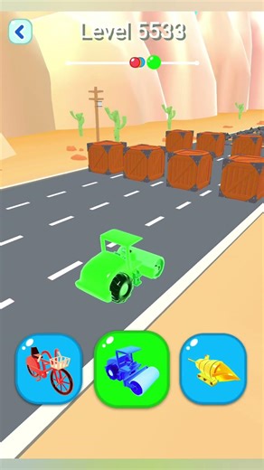 Shape shifting2 game level #5533 hyper casual game #shapeshifting #gameplay #gaming #shortvideo...