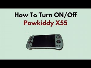 How To Turn ON/Off Powkiddy X55