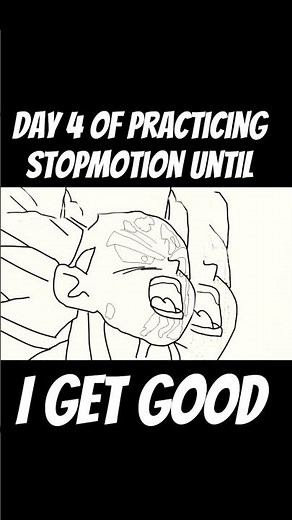 Day 4 of practicing stopmotion#practice #stopmotion #goku #dragonball #dragonballz