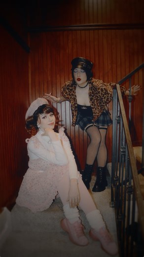 Rosalina Young on Instagram: "Doomed Yuri decorated with strawberry glasses and Vivienne Westwood. Huge shout out to our wonderful friends who were our background dancers. #nana #hachi #heatedrivalry #nanacosplay"