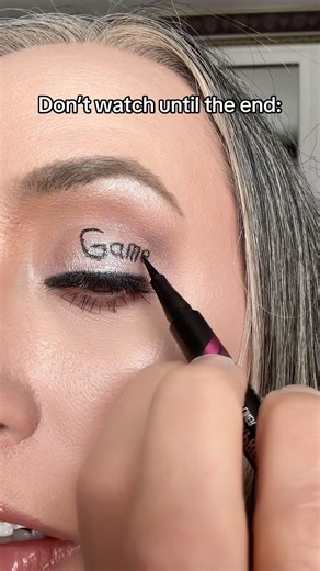 I told you not to look #makeup #makeuplook #millennial #genz #nostalgia