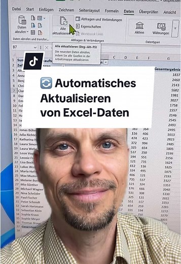 Automatisches Aktualisieren von Excel-Daten leicht gemacht