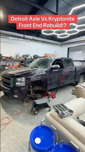 Detroit Axle VS Kryptonite Front End Rebuild On Chevy Trucks! #truck #chevy #frontend