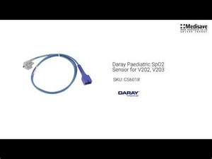Daray Paediatric SpO2 Sensor for V202 V203 CS6018