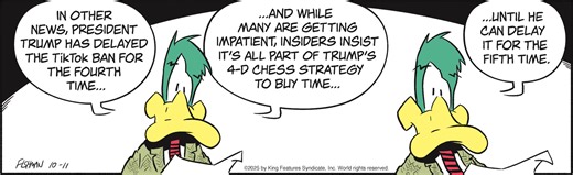 Mallard Fillmore Comic Strip 2025-10-11 | Comics Kingdom