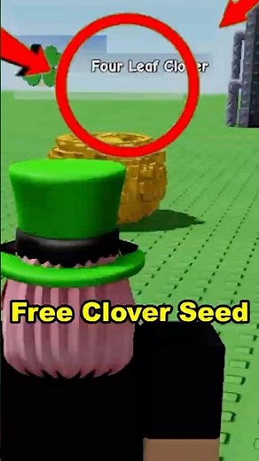 ez 4 Leaf Clover Method #growagarden #roblox