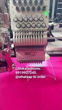 beats and thread embroidery work blouses. 8919937245