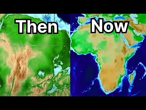 Evolution of Africa - from the Cretaceous to the Future