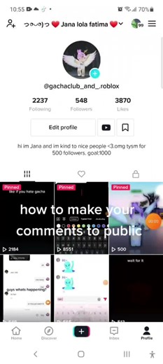 ‏how to make your comments to public