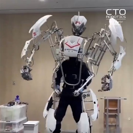 🤖 Wearable Robotics? Yes, please! Meet Skeletonics a 3-meter-tall exoskeleton suit that moves with your body. No motors. No wires. Just pure mechanical motion synced with your every move. Is this the future of performance, training, or even entertainment? 👇 Would you try one of these? Drop your thoughts in the comments. Join our global community, share your expertise, and explore partnership opportunities. 👉 www.ctorobotics.com Stay updated with the latest insights on #Robotics, #AI, #Automat