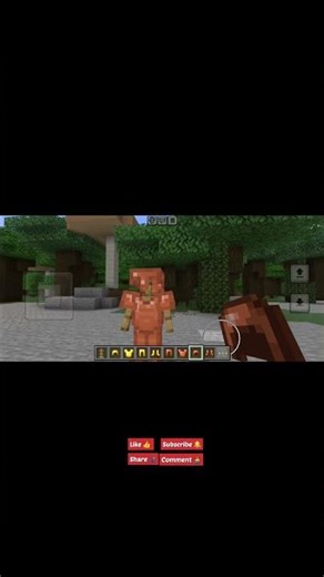 How to make an Armor Trophy in Minecraft #minecraft #shorts