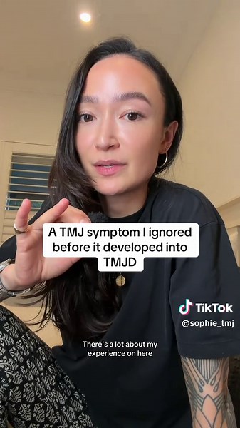 A TMJ symptom I ignored before getting severe TMJ dysfunction