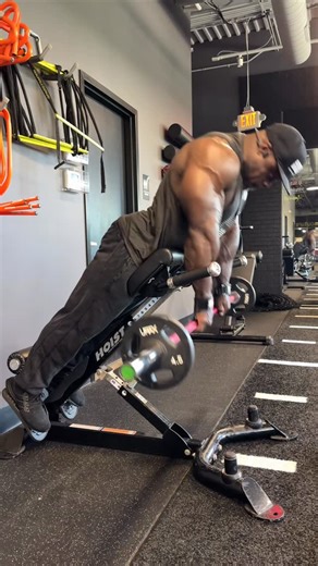 Brandon Curry on Instagram: "Just a way I like to do back extensions to target the lower back/spinal erectors effectively. The meat of what I’m trying to get across is that you need to set the pad up high above the hips to place more emphasis on targeting the lower back, if the pad is low you will target more glutes and hamstrings. I even use upper back retraction at the top as if I’m trying to pose my back for extra emphasis and a visual/physical cue. You can aways deadlift to target your spina