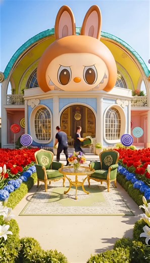 How They Built This Insane Labubu Building #construction #design #timelapse #labubu