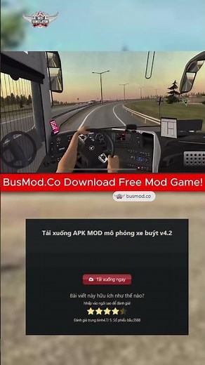 How to Download Bus Simulator for a Realistic Driving Experience! Download at #busmod