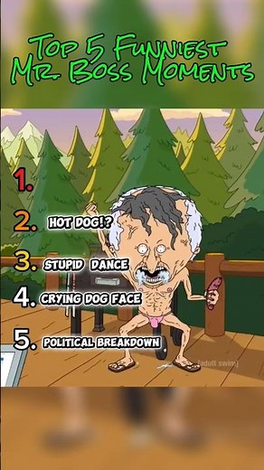 Top 5 Funniest Mr. Boss Moments 🤣 | Smiling Friends. #SmilingFriends #MrBoss #funny