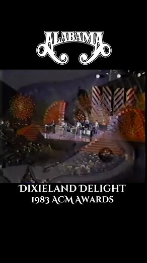 80s Country Song | Dixieland Delight by Alabama | Live Performance | 1983 ACM Awards