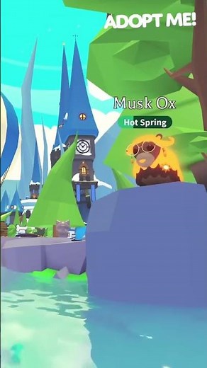 winter will begin soon, but until then, the hot spring will keep us warm ☁️😌☁️ #adoptme #roblox