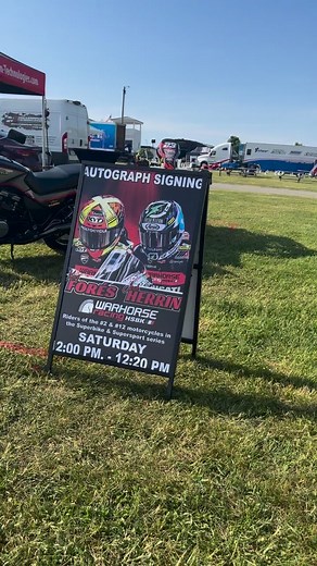 Day 1! Come out to @roadamerica and enjoy the beautiful weather. We have a booth set up on top the paddock hill, our supported team @hsbkracing is competing in the @motoamerica Supersport and Superbike series all weekend long. Tomorrow we will have an autograph signing at our booth from 12:00-12:20 with riders @josh_herrin and @xavifores . Hope to see you all this weekend! | Millennium Technologies