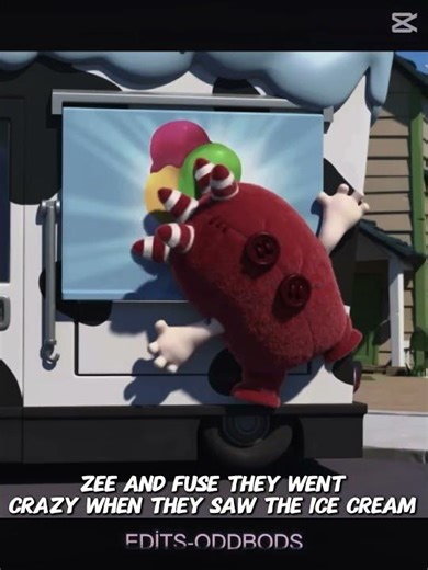 Fuse and zee ice cream Love❤️🤣🍦 #funk #phonk #oddbods #edit #oddbodsedit