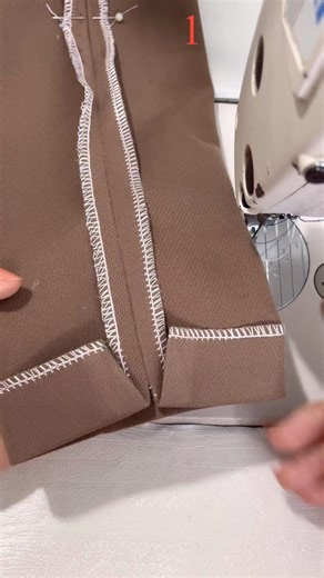 How to handle hemming tapered trousers #sewing #sewingtips #sewinghacks