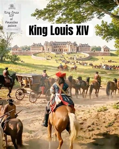 King Louis XIV Forced the Entire French Court to Move to Versailles (Painting AI reconstruction)