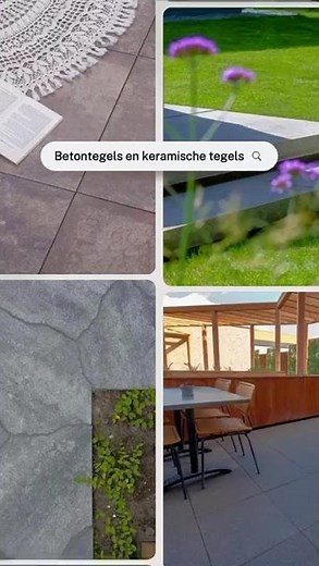 Bestratingsweb betontegels en keramische tegels