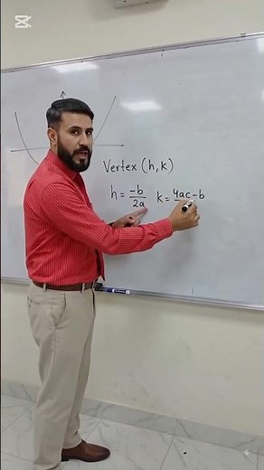 domain, range vertex and graph of quadratic equation. #education #science #teacher