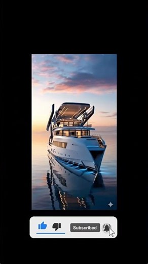 $10M Futuristic Transforming Yacht 2025 | Mega Luxury Robot Yacht USA#shorts #automobile