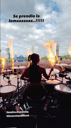 The Warning - Pau Drum Cam - EVOLVE - from Tecate PAL Norte Festival 2026 🔥