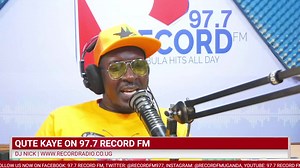 "I was still a virgin at the time i did Ginkeese" - Qute Kaye talks about how his song 'Ginkeese' came about. Watch the full interview here: https://www.youtube.com/watch?v=fEWbfP1l64U | 97.7 Record FM
