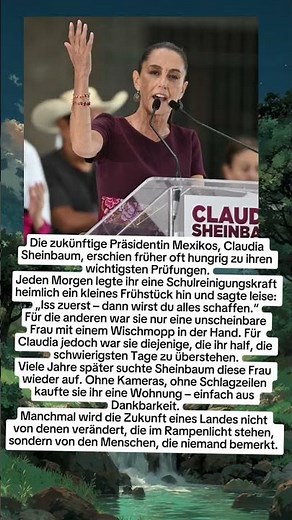 Die unsichtbare Frau, die eine Präsidentin stärkte