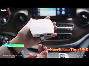 Carlinkit CarPlay AI Box with HD Output | TBOX UHD | Android auto | wireless carplay adapter